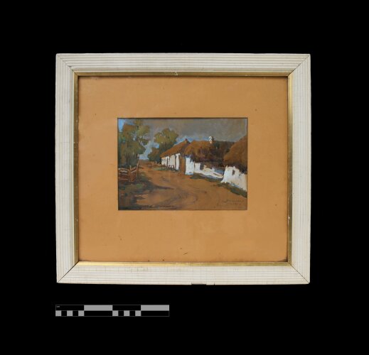 Malovaný závěsný obraz od Zdenky Braunerové